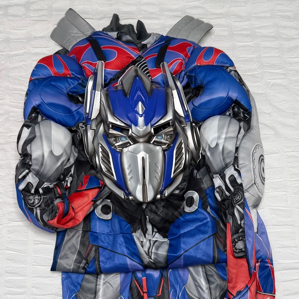 Blue Transformers Costume with Mask